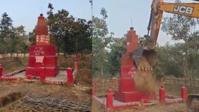 नारायणपुर: अबूझमाड़ में नक्सली स्मारक ध्वस्त, सुरक्षाबलों की बड़ी कार्रवाई