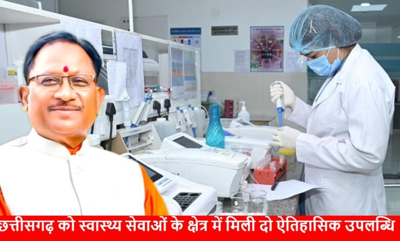 रायपुर और बलौदाबाजार की स्वास्थ्य लैब्स को NQAS राष्ट्रीय गुणवत्ता प्रमाणपत्र