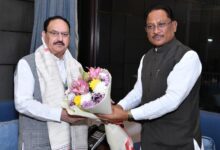 केंद्रीय मंत्री नड्डा से मिले सीए साय