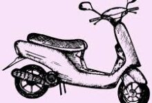 दिल्ली पब्लिक स्कूल के सामने खड़ी पार्षद की बेटी की स्कूटर दिनदहाड़े पार