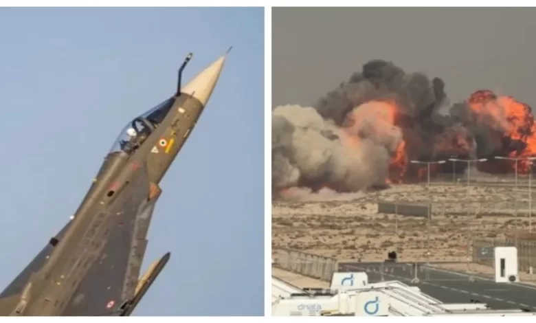 दुबई में एयर शो के दौरान भारत का लड़ाकू विमान तेजस हुआ क्रैश, पायलट की मौत