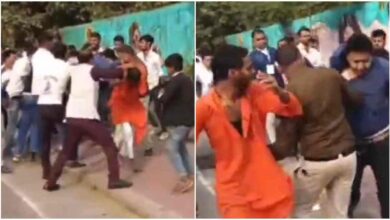 जबलपुर एससी-एसटी-ओबीसी सम्मेलन में हिंसा: हिंदू संगठनों पर भीड़ का हमला वीडियो वायरल