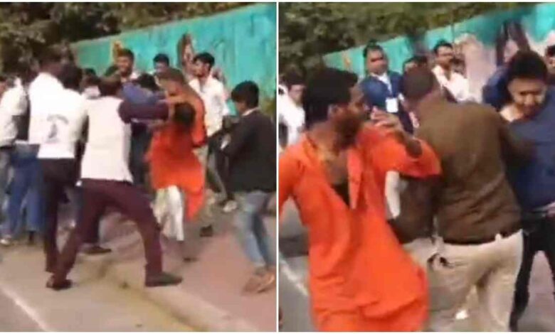जबलपुर एससी-एसटी-ओबीसी सम्मेलन में हिंसा: हिंदू संगठनों पर भीड़ का हमला वीडियो वायरल