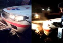 ग्वालियर: फरार कार चालक ने दो पुलिस वाहनों को टक्कर दी गिरफ्तार