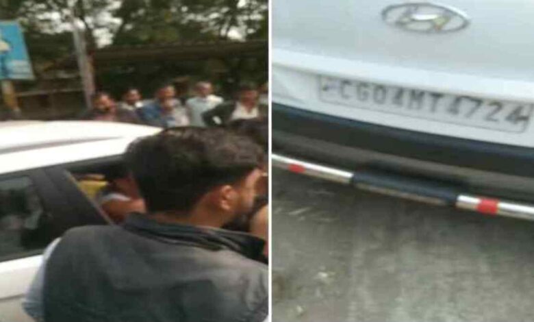 छत्तीसगढ़ में हाईवे पर पुलिस और नकली पुलिस का विवाद