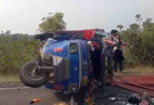 मध्यप्रदेश में सड़क हादसा एक ही परिवार के तीन लोगों की मौत