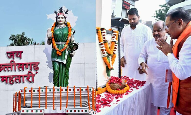राज्य स्थापना दिवस पर मुख्यमंत्री साय ने छत्तीसगढ़ महतारी को किया नमन