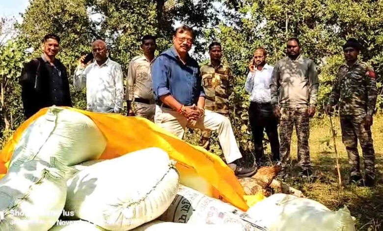 पुलिस की फिल्मी कार्रवाई में अवैध धान जब्त” पुलिस की फिल्मी कार्रवाई में अवैध धान जब्त”