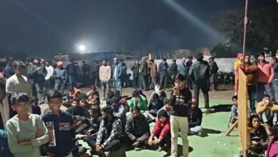 रायसेन में मासूम से दरिंदगी के आरोपी की गिरफ्तारी न होने पर हिंसक धरना