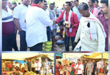 उपमुख्यमंत्री पहुंचे गीदम साप्ताहिक बाजार, ग्रामीणों व व्यापारियों से हाल-चाल पूछे