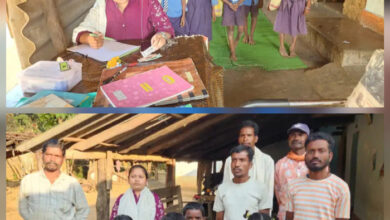 घोड़ागांव-डोंडेपारा स्कूल पिछले चार सालों से सफाई कर्मी के घर में हो रहा संचालित