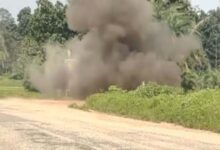 प्रेशर आईईडी विस्फाेट से एक महिला आरक्षक घायल