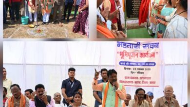 बस्तर सांसद ने परचनपाल में महतारी सदन निर्माण का किया भूमिपूजन