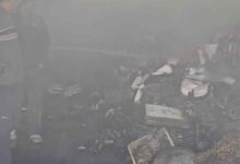 ऑनलाइन पार्सल गोदाम में आग, करोड़ों का नुकसान