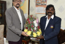 राज्यपाल डेका से वुशु एसोसिएशन के महासचिव ने की भेंट