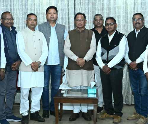 मुख्यमंत्री साय से हल्बा-हल्बी समाज के प्रतिनिधिमण्डल ने की सौजन्य मुलाकात मुख्यमंत्री साय से हल्बा-हल्बी समाज के प्रतिनिधिमण्डल ने की सौजन्य मुलाकात