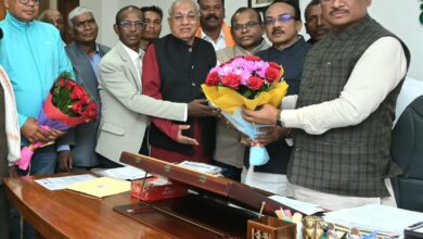 मुख्यमंत्री साय से अभा राष्ट्रीय महासभा हल्बा हल्बी आदिवासी समाज के प्रतिनिधि मंडल के सदस्यों ने सौजन्य मुलाकात की