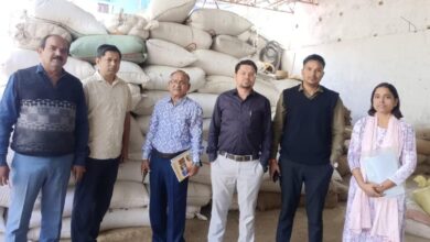 सारंगढ़-बिलाईगढ़ में 76.75 लाख का 2476 क्विंटल धान जब्त