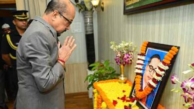 राज्यपाल ने डॉ. अंबेडकर की पुण्यतिथि पर उन्हें नमन किया