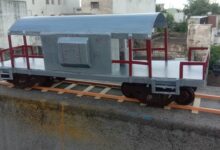 दपूमरे के पीपी यार्ड, भिलाई में ब्रेक वैन उन्नयन कार्य