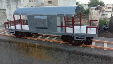 दपूमरे के पीपी यार्ड, भिलाई में ब्रेक वैन उन्नयन कार्य