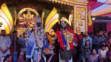 श्री श्याम प्रभु के रंग में डूबे श्रद्धालु, दिखा श्रद्धा और उल्लास का अनूठा संगम श्री श्याम प्रभु के रंग में डूबे श्रद्धालु, दिखा श्रद्धा और उल्लास का अनूठा संगम