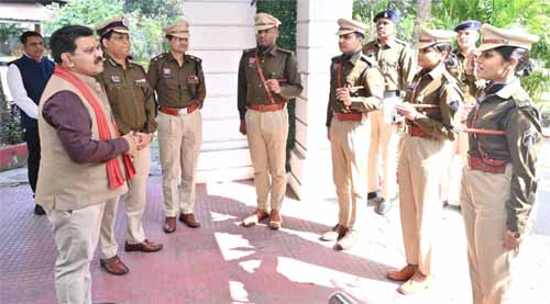 प्रशिक्षु आईपीएस अधिकारियों ने उप मुख्यमंत्री शर्मा से की सौजन्य भेंट