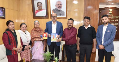 राज्यपाल डेका से विवेकानंद केन्द्र के पदाधिकारियों ने की सौजन्य भेंट