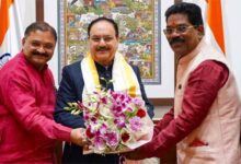 सांसद पांडेय ने दी भाजपा के राष्ट्रीय अध्यक्ष नड्डा को जन्मदिन की बधाई