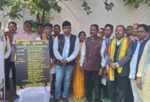 मंत्री नेताम ने शहीद वीर नारायण सिंह की प्रतिमा स्थापना हेतु किया भूमिपूजन