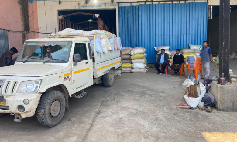 264 क्विंटल से अधिक धान जप्त