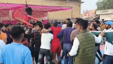 सांसद खेल महोत्सव में कबड्डी विवाद, पुलिस और मंत्री ने संभाला हालात