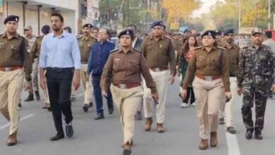 लाठीचार्ज विरोध प्रदर्शन हरदा में करणी सैनिक जुटे, सुरक्षा कड़ी