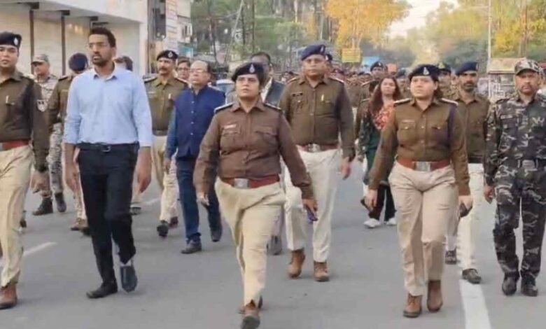 लाठीचार्ज विरोध प्रदर्शन हरदा में करणी सैनिक जुटे, सुरक्षा कड़ी