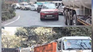 केशकाल घाट में दो बड़े ट्रेलरों की टक्कर से लगा जाम, 12 घंटे बाद यातयात हुआ बहाल केशकाल घाट में दो बड़े ट्रेलरों की टक्कर से लगा जाम, 12 घंटे बाद यातयात हुआ बहाल