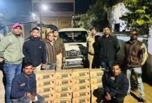 स्कॉर्पियो से 180 बल्क लीटर मध्यप्रदेश निर्मित विदेशी व्हिस्की जब्त