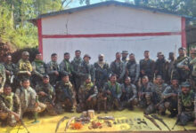 नक्सलियों के हथियार व विस्फोटक सामग्री का गुप्त डंप बरामद नक्सलियों के हथियार व विस्फोटक सामग्री का गुप्त डंप बरामद