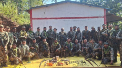 नक्सलियों के हथियार व विस्फोटक सामग्री का गुप्त डंप बरामद नक्सलियों के हथियार व विस्फोटक सामग्री का गुप्त डंप बरामद