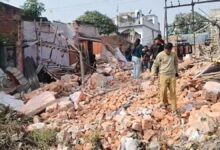 भिलाई गोलीकांड आरोपी का अवैध कब्जा हटाया