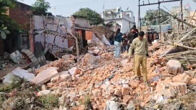 भिलाई गोलीकांड आरोपी का अवैध कब्जा हटाया भिलाई गोलीकांड आरोपी का अवैध कब्जा हटाया