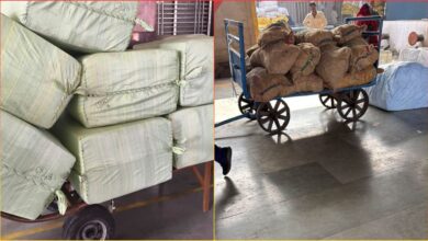 GST टीम ने रेलवे स्टेशन पर बिना बिल वाला माल जब्त किया