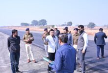 राष्ट्रपति द्रौपदी मुर्मू के प्रस्तावित आगमन की तैयारी के संबंध में कलेक्टर व एसएसपी ने आगडीह का किया निरीक्षण