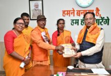 मुख्यमंत्री से अखिल विश्व गायत्री परिवार के सदस्यों ने सौजन्य मुलाकात की