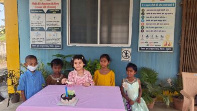 5 वर्षीय मायरा ने अनोखे अंदाज में मनाया जन्मदिन