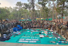 सुरक्षाबलों ने नक्सलियों द्वारा संचालित गुप्त ऑर्डिनेंस फैक्टरी किया ध्वस्त