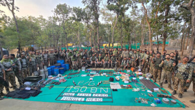 सुरक्षाबलों ने नक्सलियों द्वारा संचालित गुप्त ऑर्डिनेंस फैक्टरी किया ध्वस्त