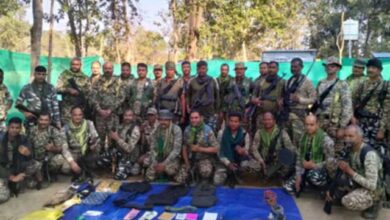 बीजापुर में कांडलापर्ती से 5 किलो वजनी आईईडी व नक्सली डंप बरामद