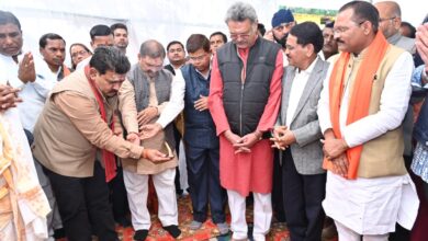 उपमुख्यमंत्री शर्मा ने श्री पंचमुखी बूढ़ा महादेव मंदिर में कांवडिय़ा विश्राम गृह निर्माण का किया भूमिपूजन उपमुख्यमंत्री शर्मा ने श्री पंचमुखी बूढ़ा महादेव मंदिर में कांवडिय़ा विश्राम गृह निर्माण का किया भूमिपूजन