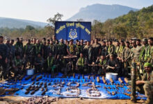 कर्रेगुट्टा की पहाड़ी से नक्सलियों का अवैध डम्प व 2 नग प्रेशर आईईडी बरामद