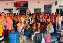 रामलला दर्शन के लिए 850 श्रद्धालु भारत गौरव ट्रेन से अयोध्या रवाना